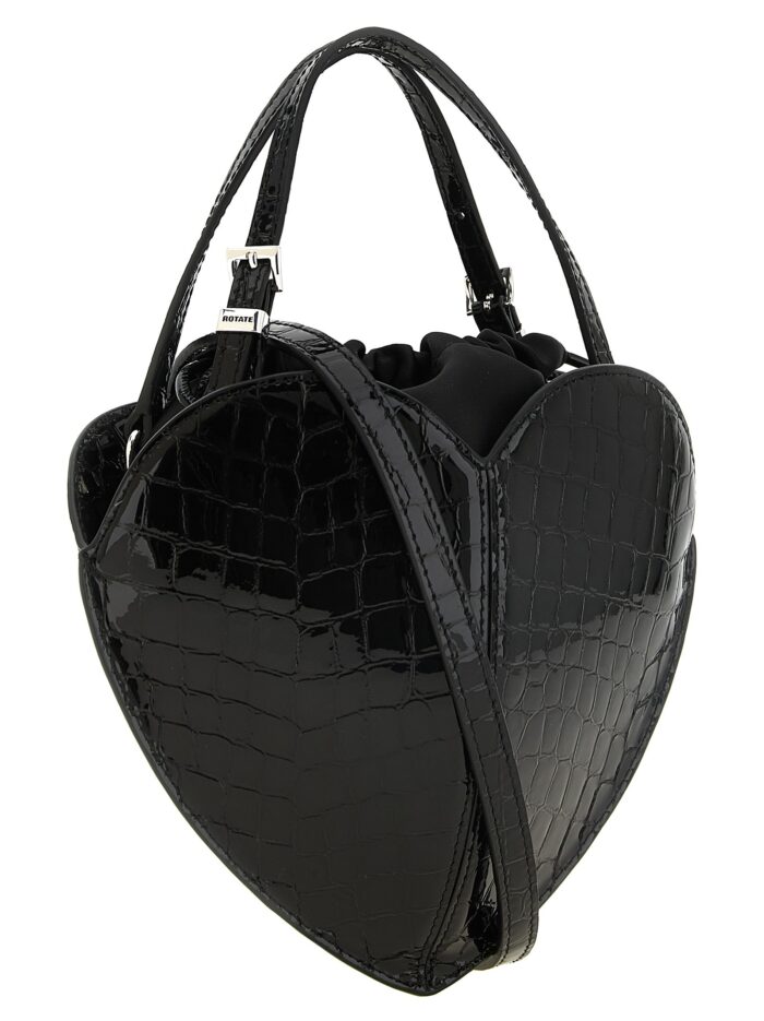 ROTATE BIRGER CHRISTENSEN Black 'The Heart' Handbag