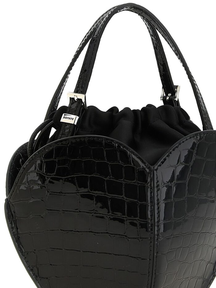 ROTATE BIRGER CHRISTENSEN Black 'The Heart' Handbag