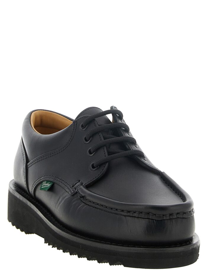 PARABOOT Black 'Thiers' Lace-up Shoes