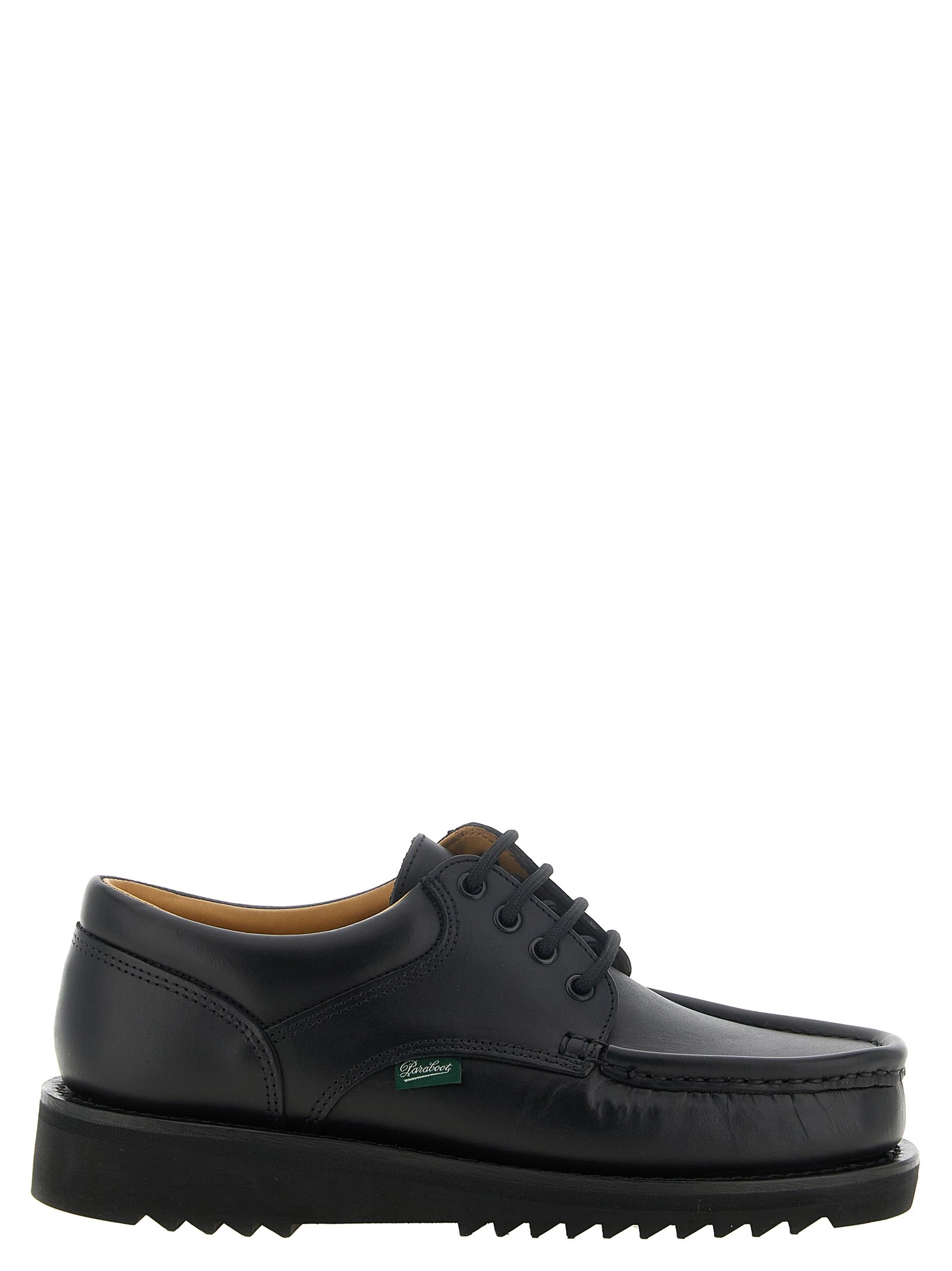 PARABOOT Black 'Thiers' Lace-up Shoes