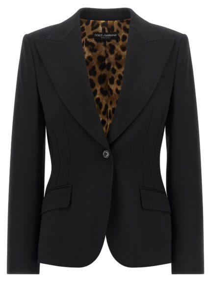 Dolce & Gabbana Black 'Turlington' Blazer