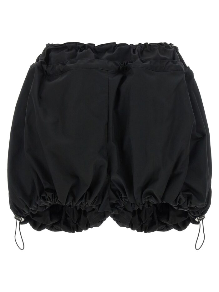 The Attico Black Utility Shorts