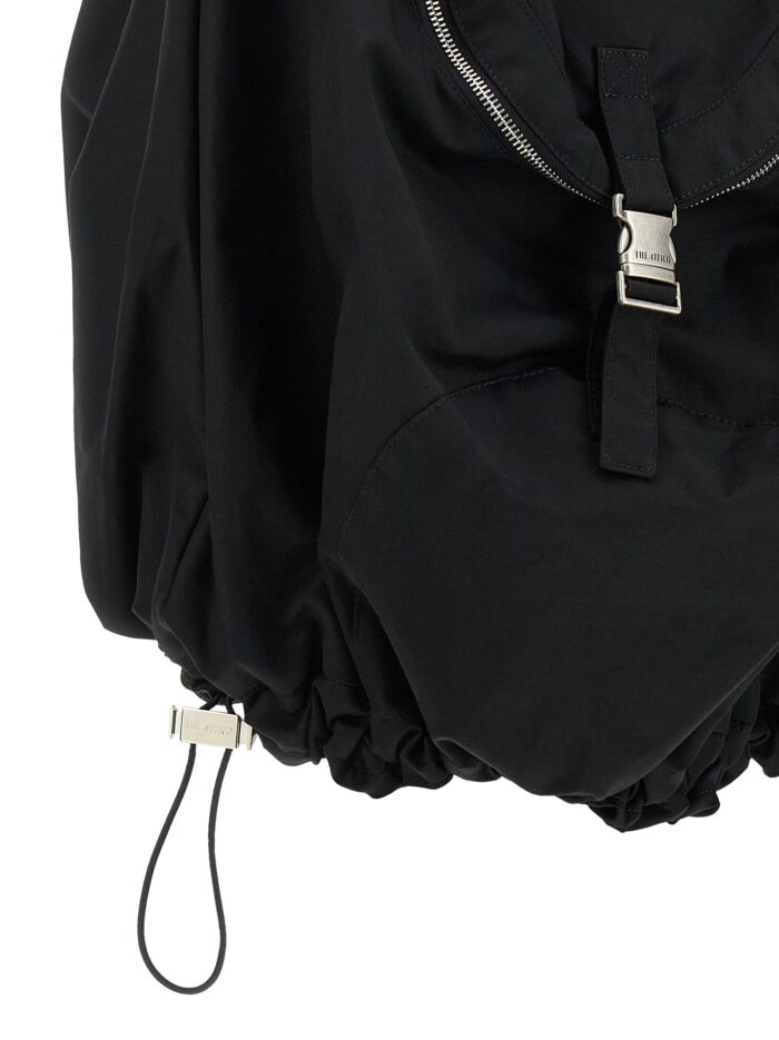 The Attico Black Utility Shorts