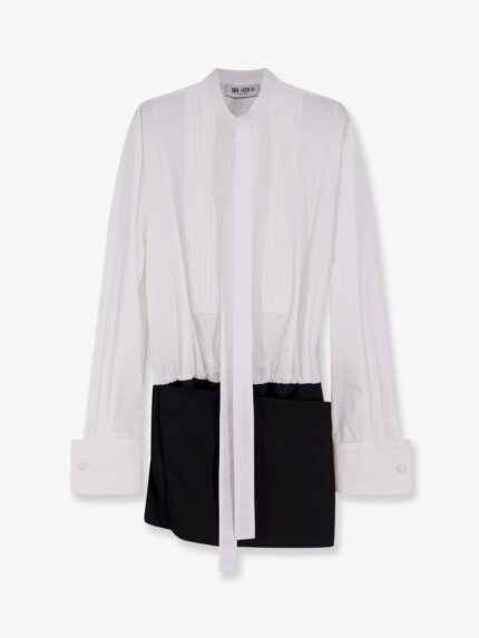 The Attico Black/white Mini Dress