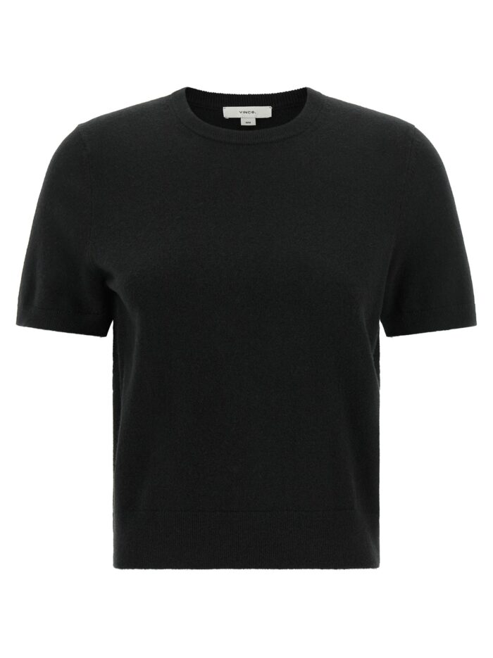 VINCE Black Wool And Cashmere Sweater