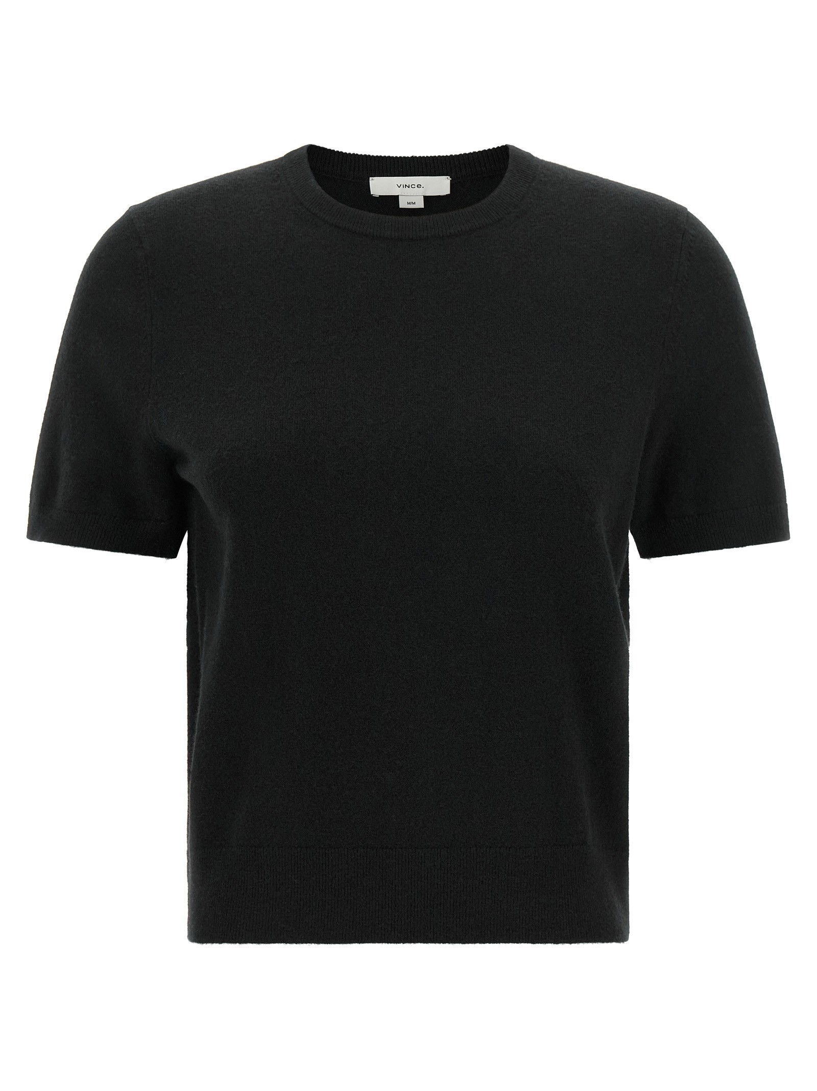 VINCE Black Wool And Cashmere Sweater