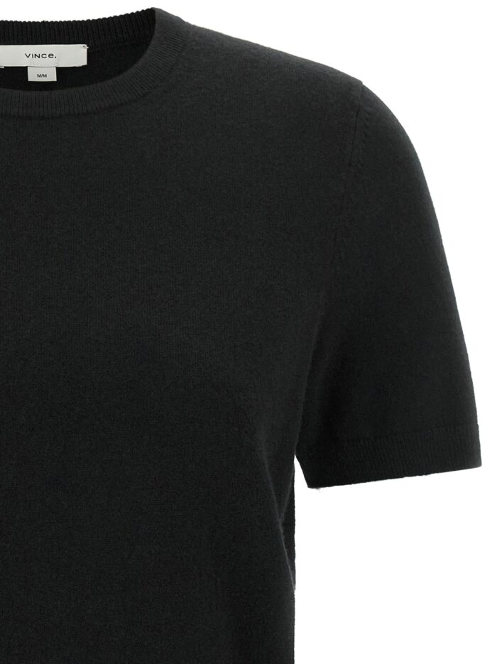 VINCE Black Wool And Cashmere Sweater
