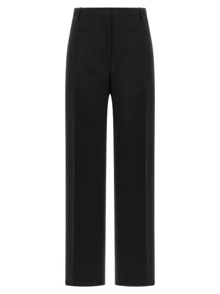 Fendi Black Wool And Mohair Pants