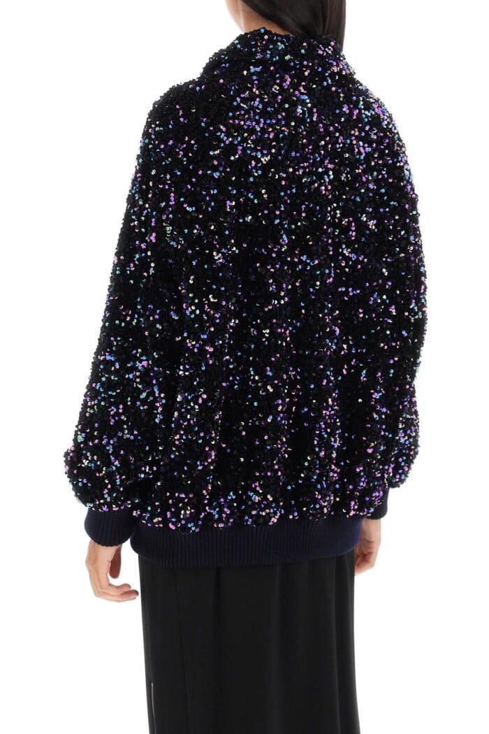 Blaze Milano Aileen Chabo Sequined Bomber Jacket