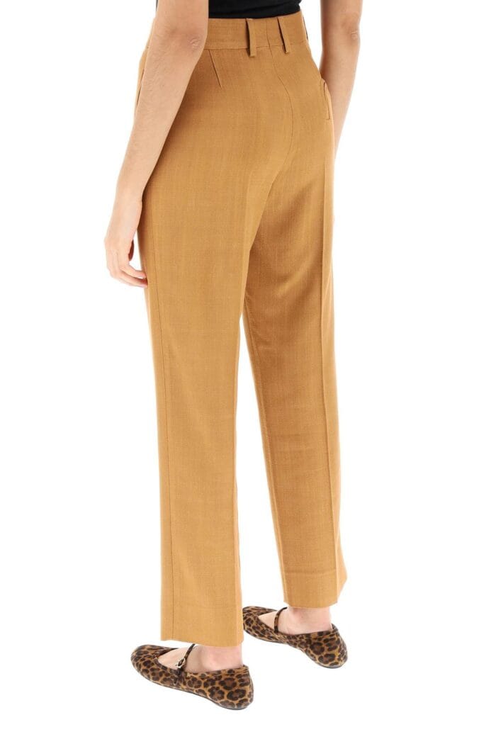 BLAZE MILANO Santana Peanut Nana Cropped Tailoring Pants