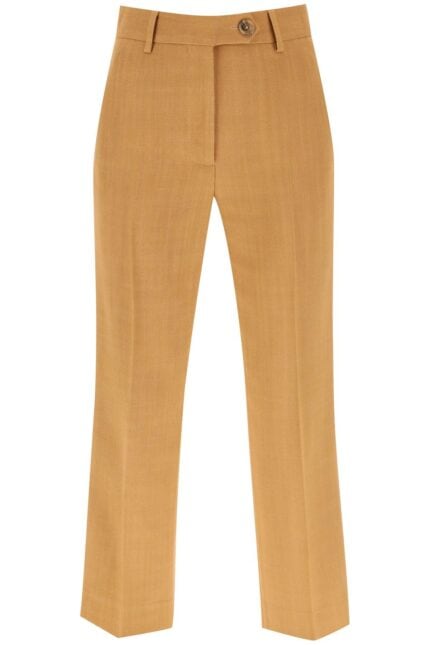 BLAZE MILANO Santana Peanut Nana Cropped Tailoring Pants