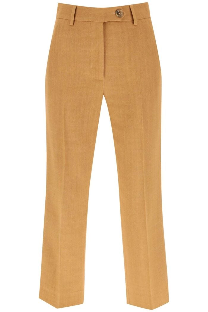 BLAZE MILANO Santana Peanut Nana Cropped Tailoring Pants