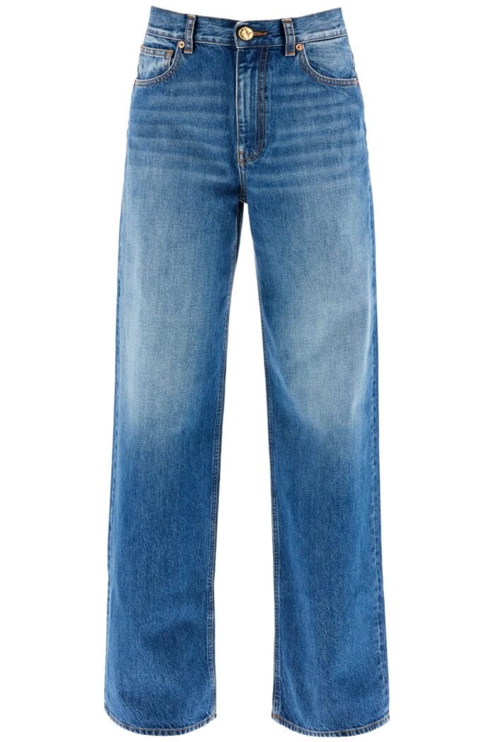 BLAZE MILANO Wide Leg Jeans In Narida Sapphire Java Style