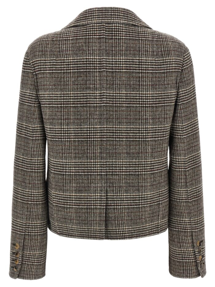 ERMANNO SCERVINO Blazer Cropped Check
