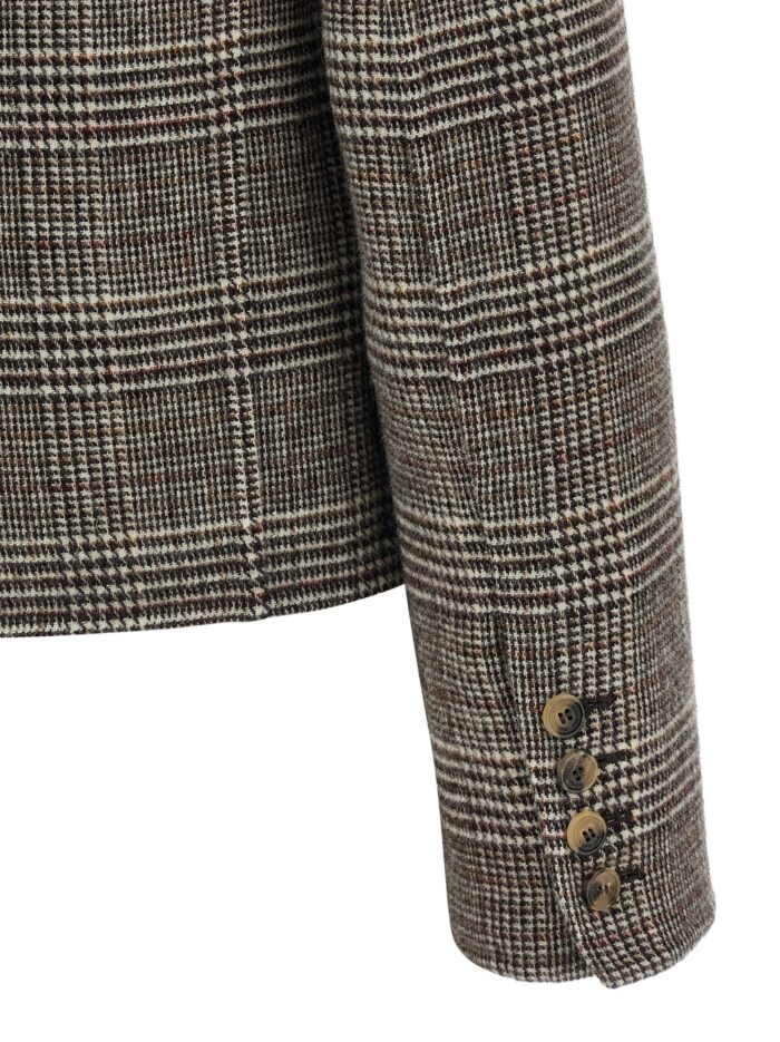 ERMANNO SCERVINO Blazer Cropped Check