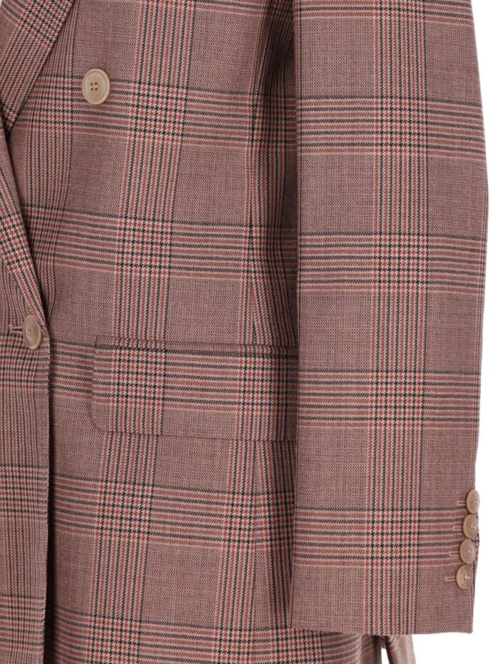 Max Mara Blazer Doppiopetto In Lana Principe Di Galles