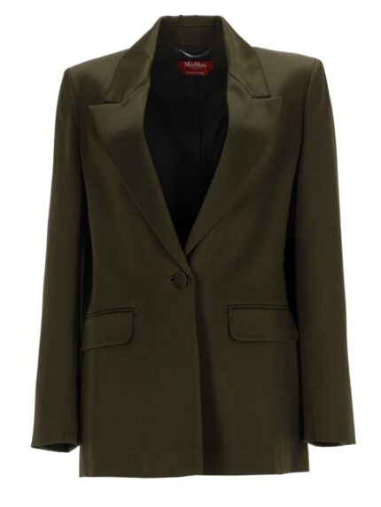 Max Mara BLAZER IN ENVERS SATIN