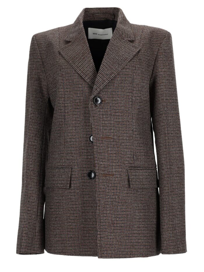 ami paris blazer monopetto in lana AMI PARIS Blazer Monopetto In Lana