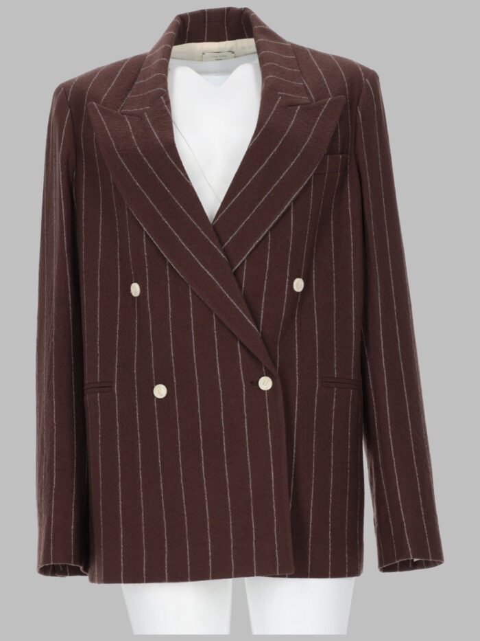 ALYSI BLAZER "STRIPES WOOL" DOPPIO PETTO