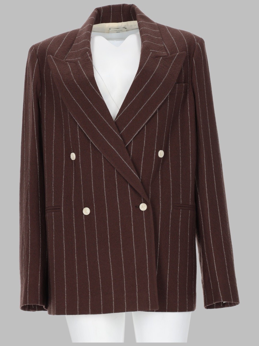 ALYSI BLAZER "STRIPES WOOL" DOPPIO PETTO