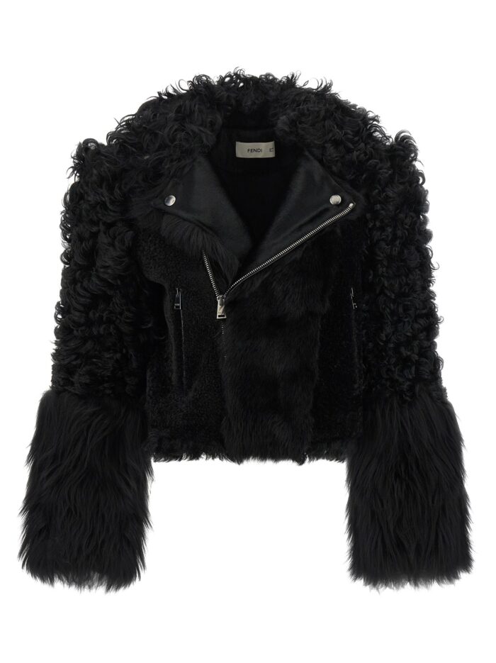 fendi 'blouson' biker jacket Fendi 'Blouson' Biker Jacket