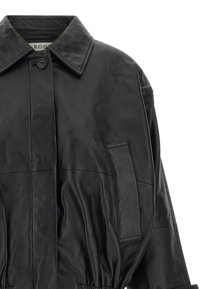 ROHE Blouson Leather Jacket