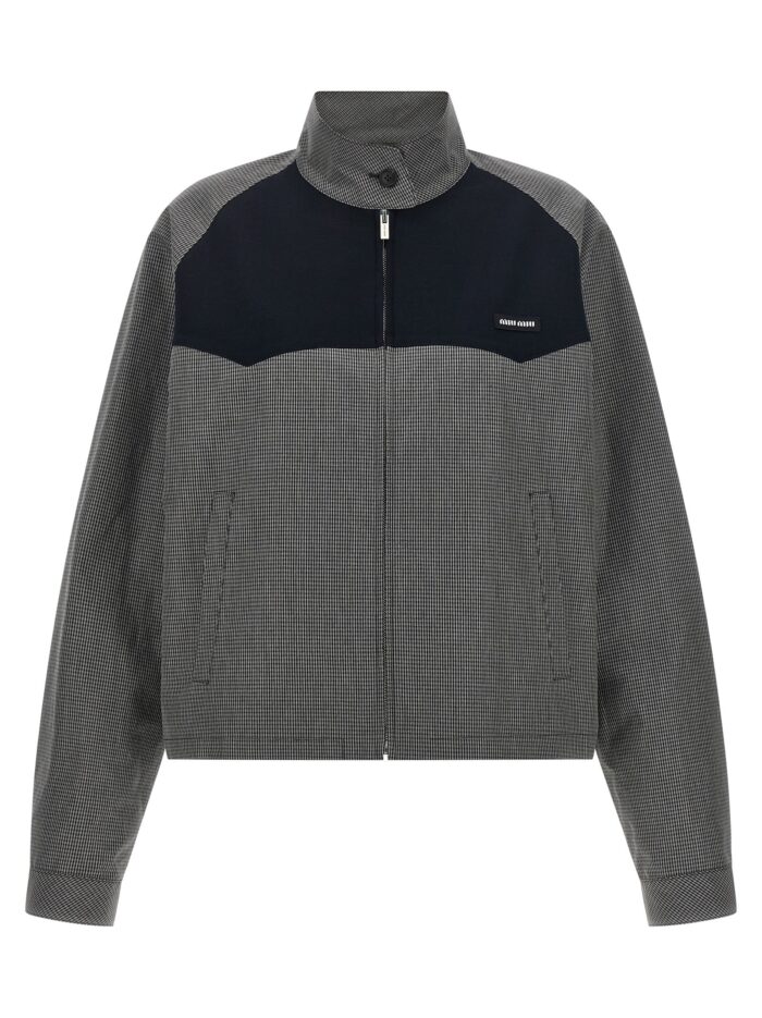 miu miu blouson vichy check Miu Miu Blouson Vichy Check