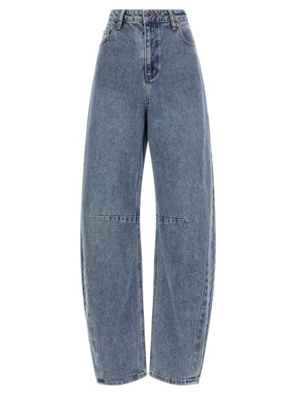 SELF PORTRAIT 'Blue Barrel Leg' Jeans
