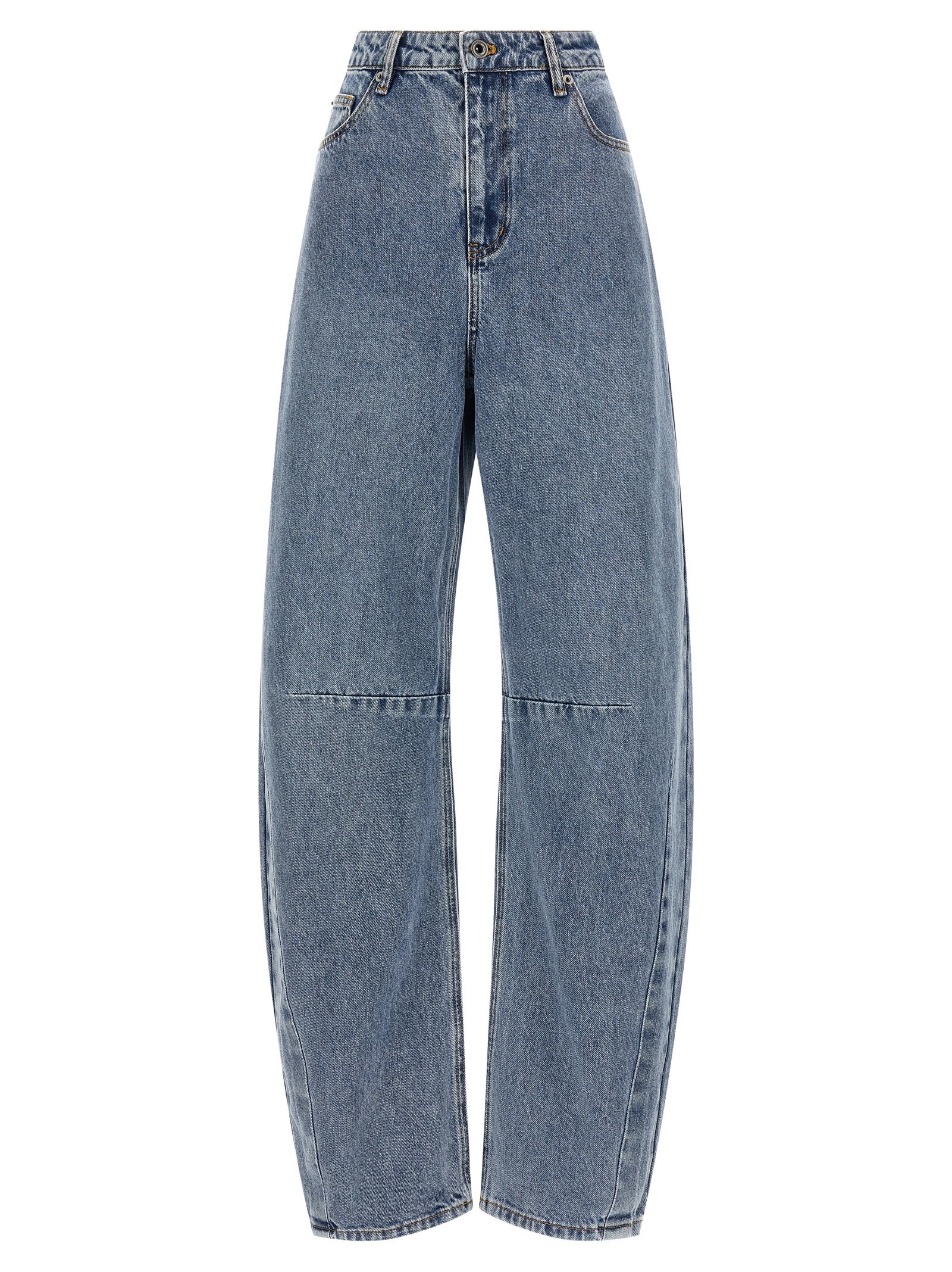 SELF PORTRAIT 'Blue Barrel Leg' Jeans