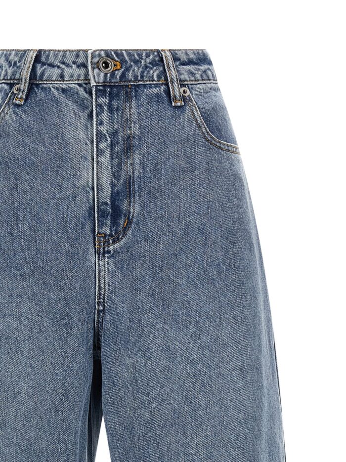 SELF PORTRAIT 'Blue Barrel Leg' Jeans