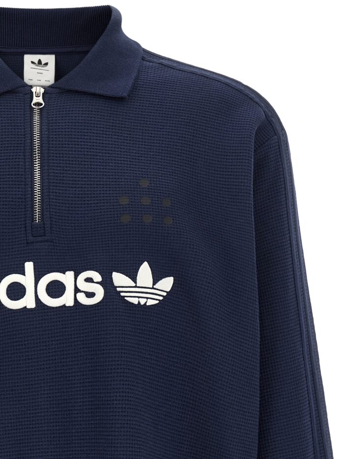 ADIDAS STATEMENT Blue Capsule Polo Shirt Song For The Mute X Adidas