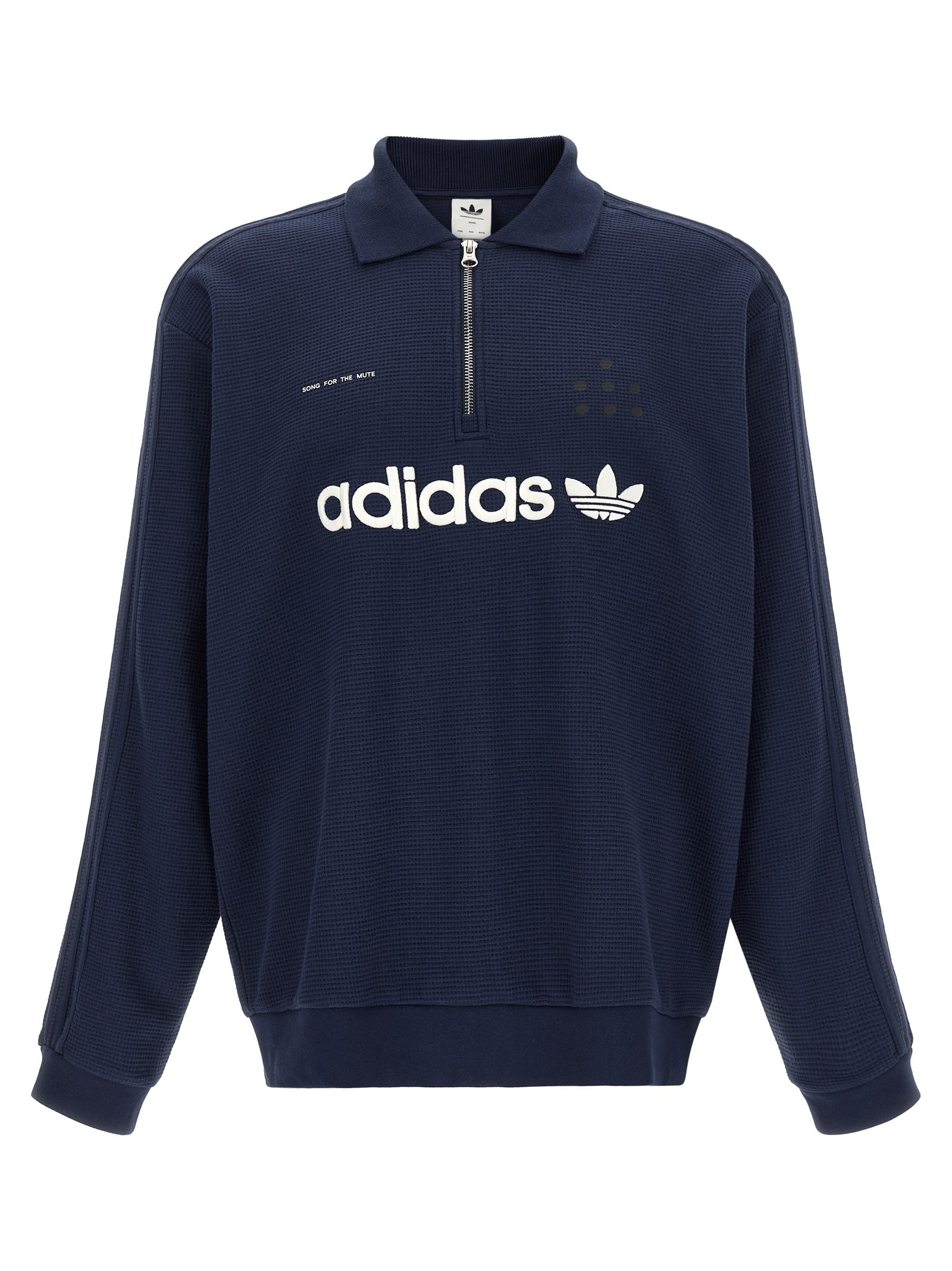 ADIDAS STATEMENT Blue Capsule Polo Shirt Song For The Mute X Adidas