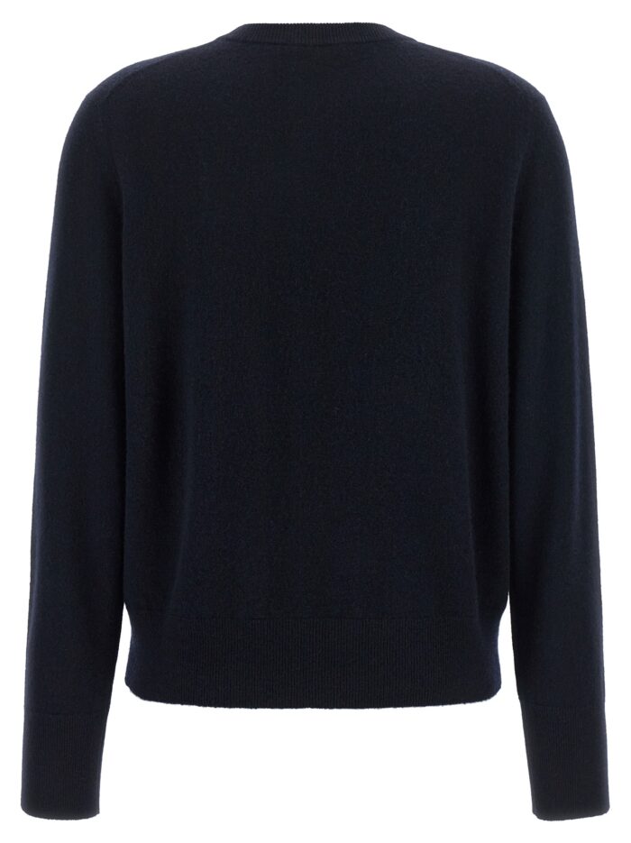 VINCE Blue Cashmere V-neck Sweater