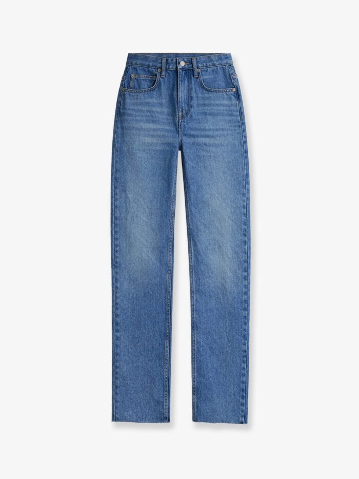 the frankie shop blue denim jeans THE FRANKIE SHOP Blue Denim Jeans