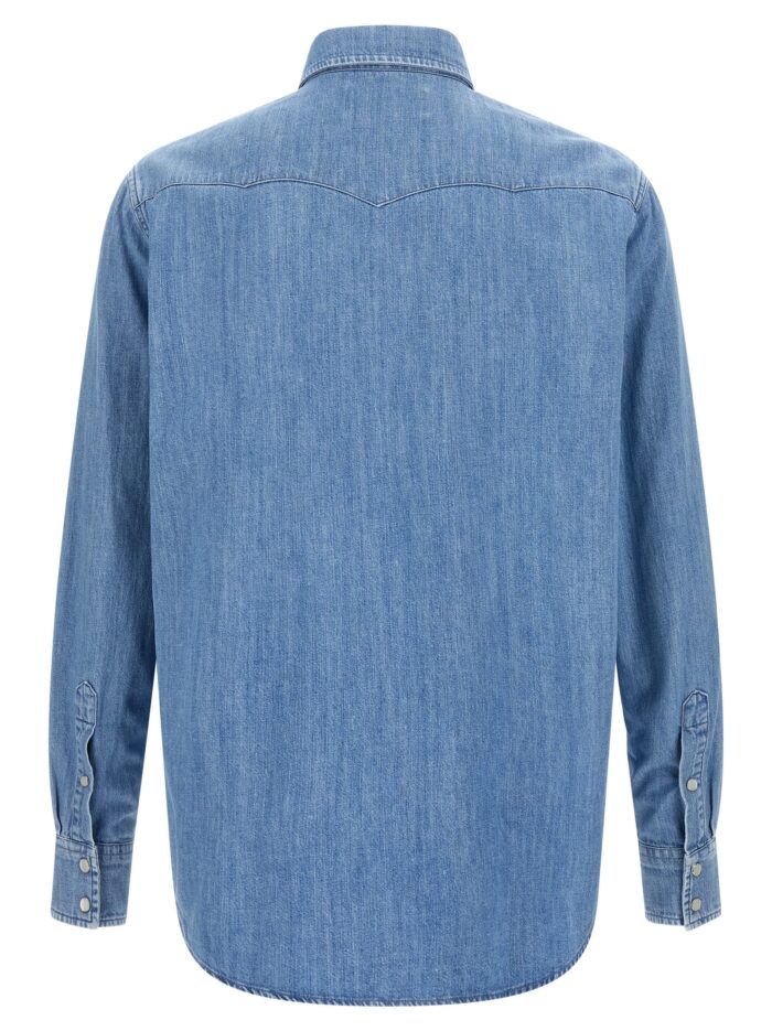 LARMERI STUDIO Blue Denim 'Texana' Shirt