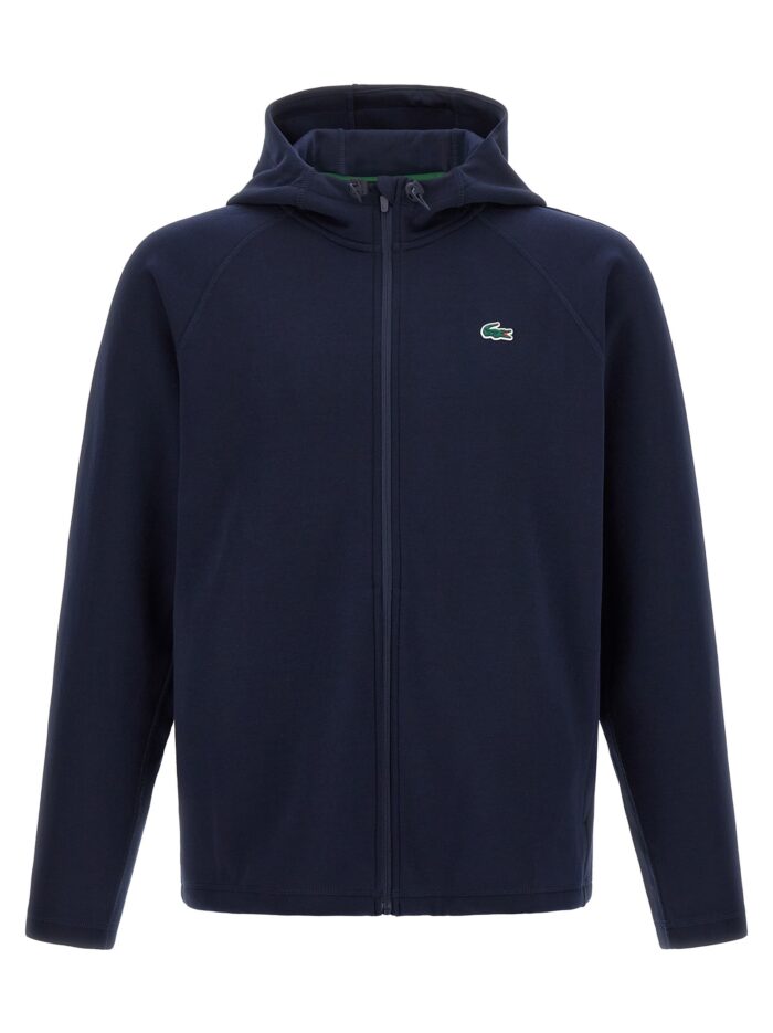 lacoste blue interlock hoodie Lacoste Blue Interlock Hoodie