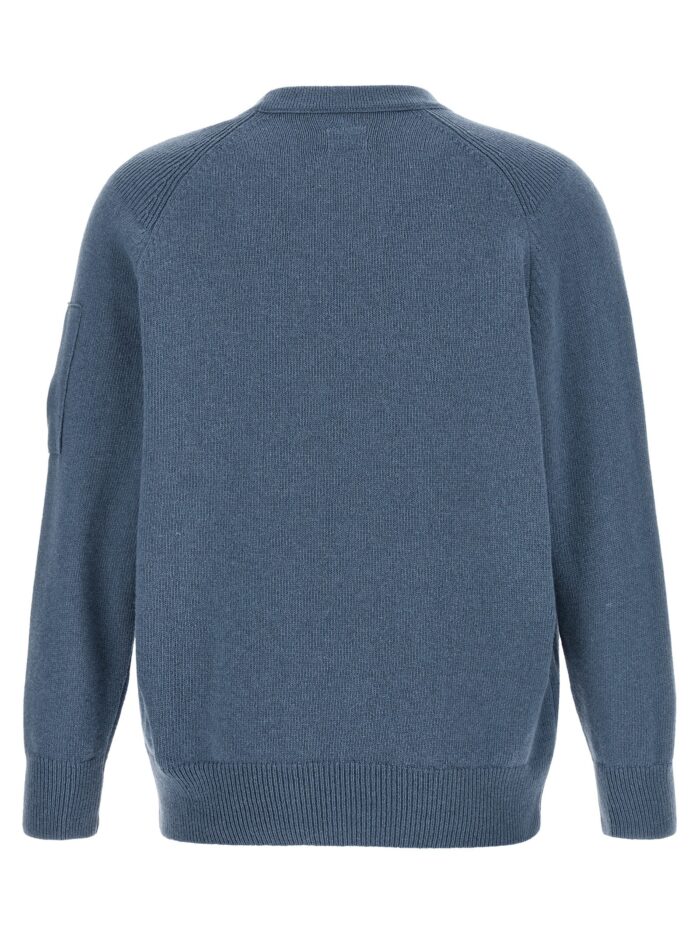 C.P. COMPANY Blue 'Lens' Sweater
