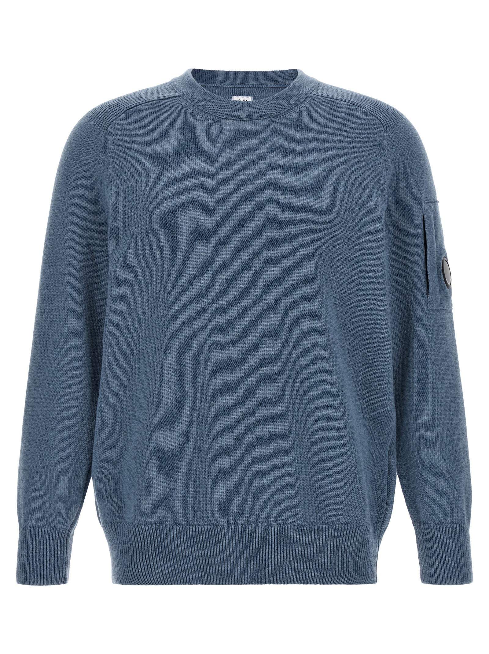 C.P. COMPANY Blue 'Lens' Sweater