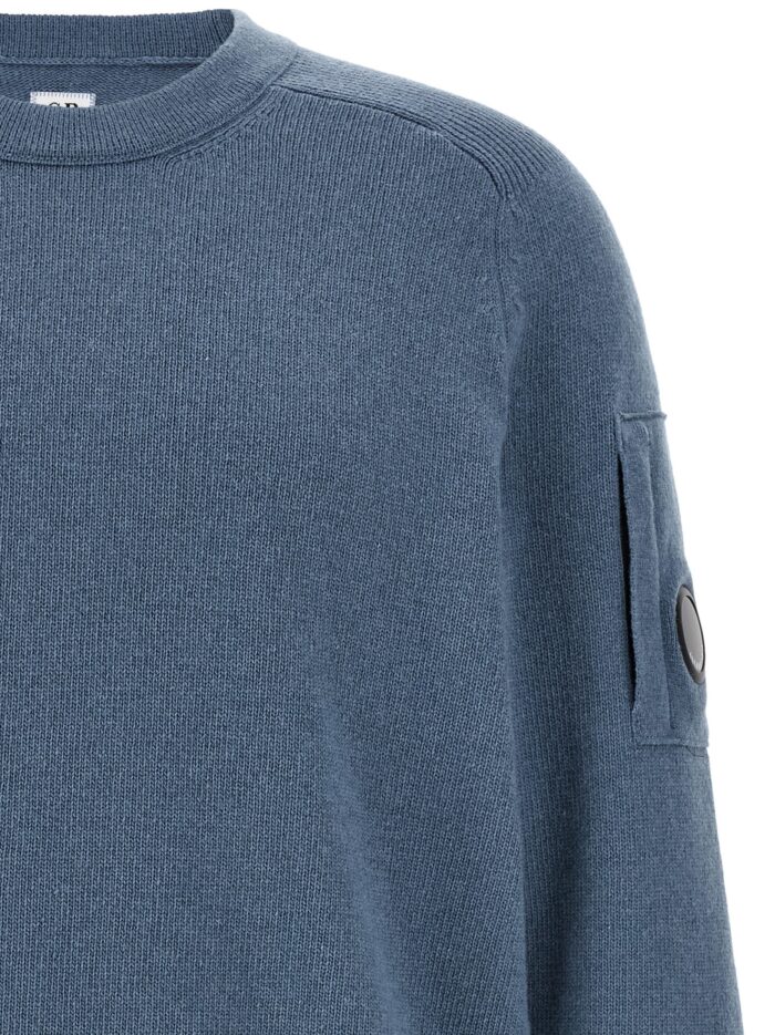 C.P. COMPANY Blue 'Lens' Sweater