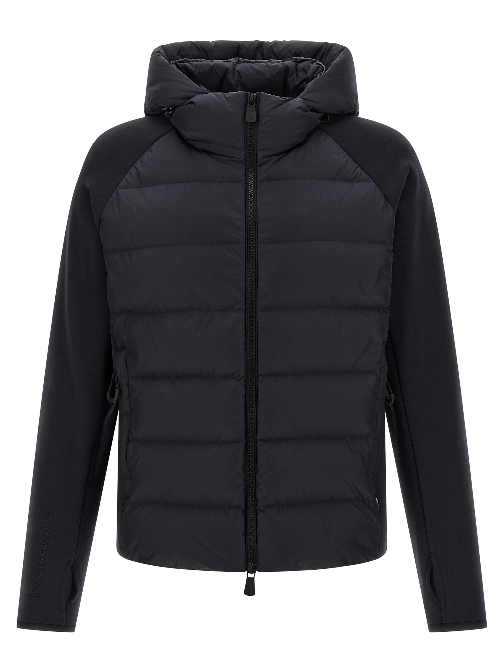 MONCLER GRENOBLE Blue Padded Hoodie