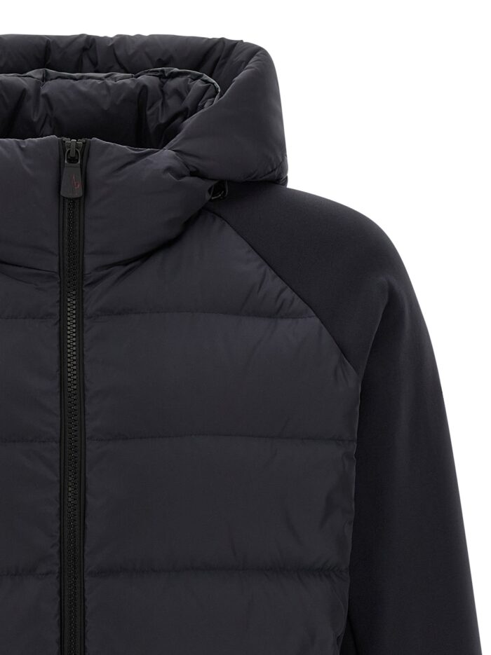MONCLER GRENOBLE Blue Padded Hoodie