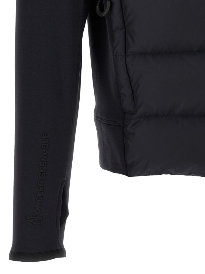 MONCLER GRENOBLE Blue Padded Hoodie