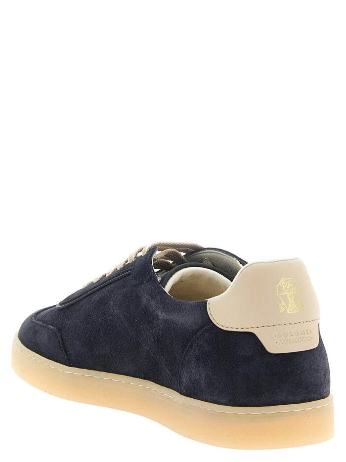 Brunello Cucinelli Blue Suede Sneakers