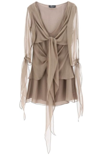 Blumarine Chiffon Mini Dress