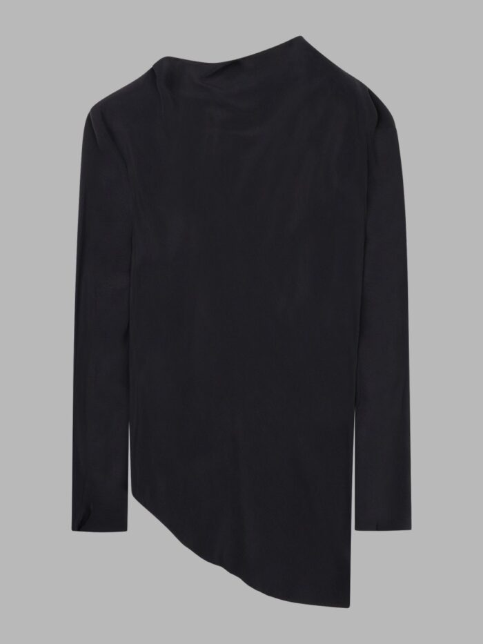 alysi blusa asimmetrica crepe de chine ALYSI Blusa Asimmetrica Crepe De Chine