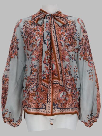 ZIMMERMANN BLUSA "ASTER" IN SETA