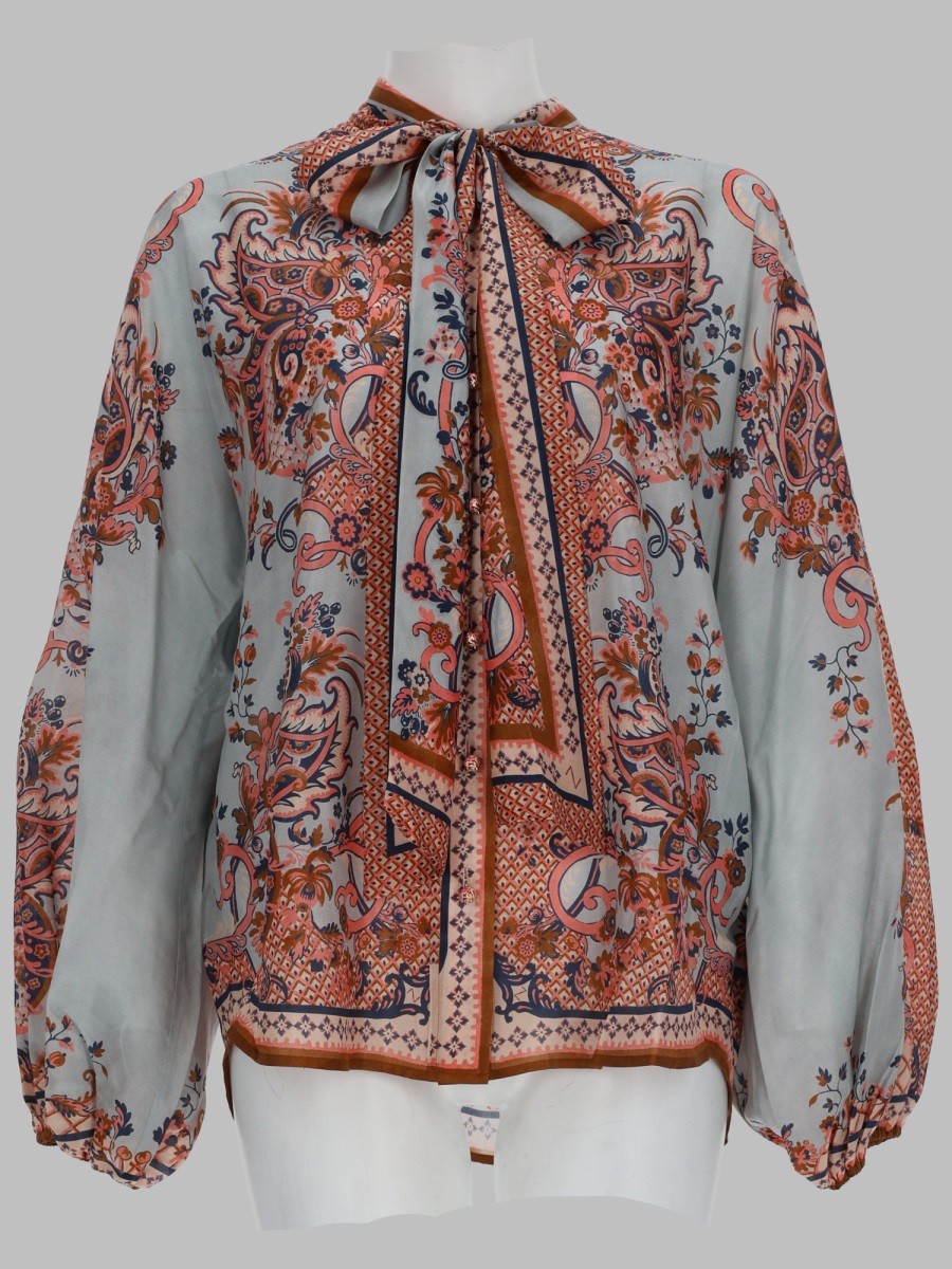ZIMMERMANN BLUSA "ASTER" IN SETA