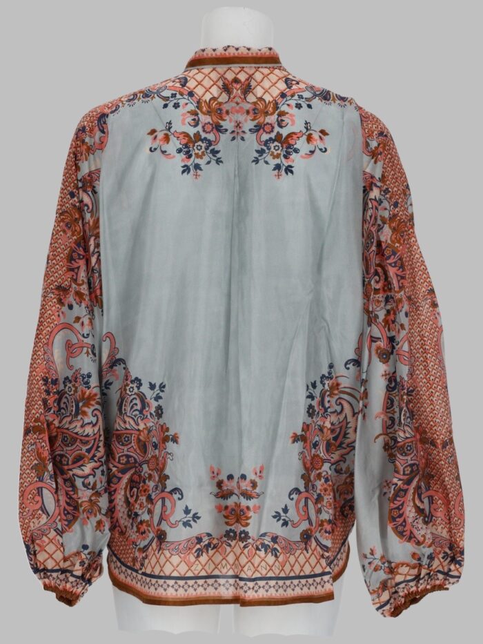 ZIMMERMANN BLUSA "ASTER" IN SETA