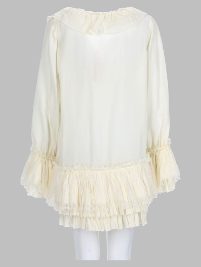 GANNI Blusa Con Balze