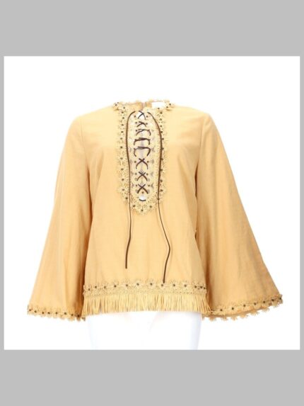 ZIMMERMANN BLUSA CON FRANGE